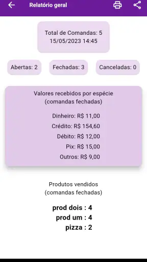 ComandasApp screenshot