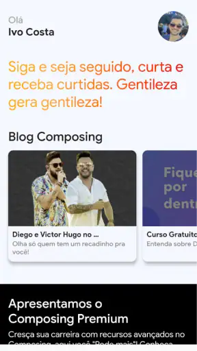 Composing screenshot
