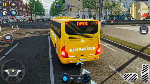 Condução de ônibus de jogos no screenshot