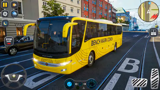 Condução de ônibus de jogos no screenshot