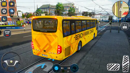 Condução de ônibus de jogos no screenshot