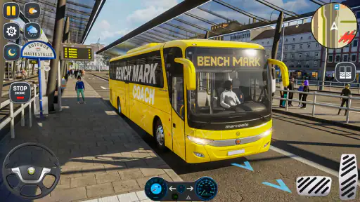 Condução de ônibus de jogos no screenshot