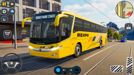 Condução de ônibus de jogos no screenshot