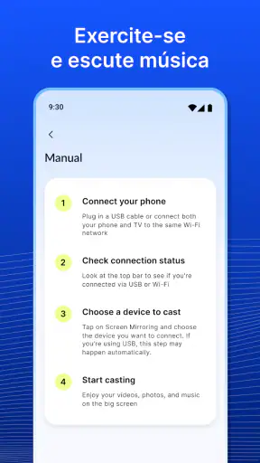 Conector USB - Conectar à TV screenshot