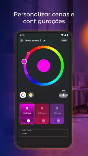 Conexão de luz inteligente Hue screenshot