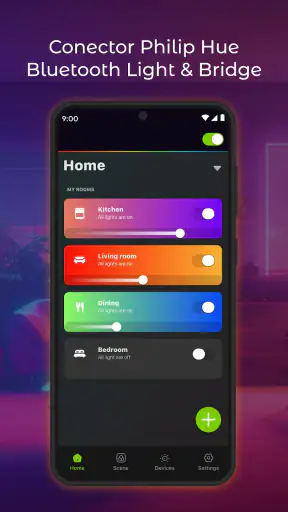 Conexão de luz inteligente Hue screenshot