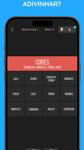 Conexões: 4 Palavras, 4 Grupos screenshot
