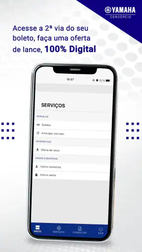 Consórcio Online - Yamaha screenshot
