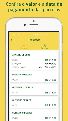 Consulta Benefício e Pagamento screenshot