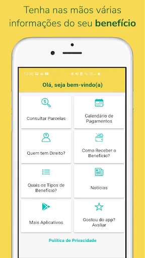 Consulta Benefício e Pagamento screenshot