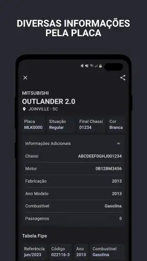 Consulta Placa, Fipe e Multa screenshot