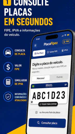 ConsultaPlaca Fipe Multa Preço screenshot