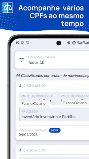 Consultar Processos screenshot