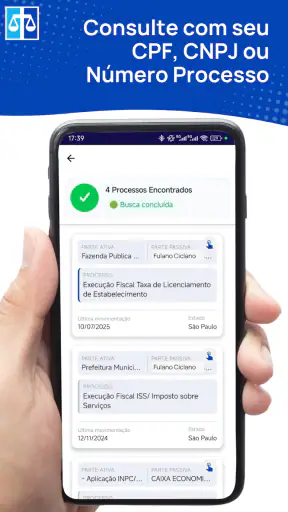 Consultar Processos screenshot