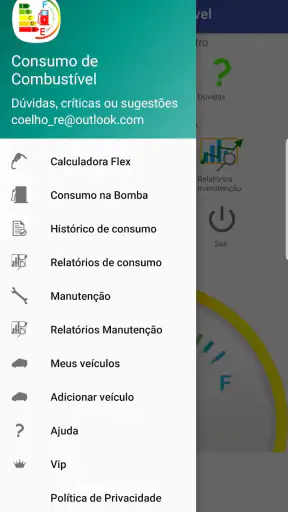Consumo de Combustível screenshot