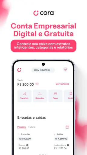 Conta PJ Digital Cora screenshot