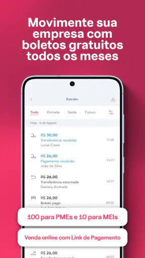 Conta PJ Digital Cora screenshot