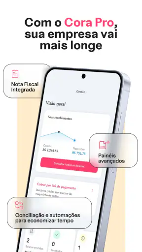 Conta PJ Digital Cora screenshot