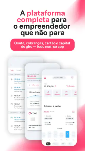 Conta PJ Digital Cora screenshot