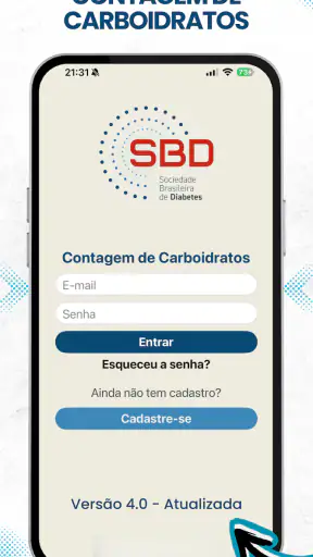 Contagem de Carboidratos - SBD screenshot
