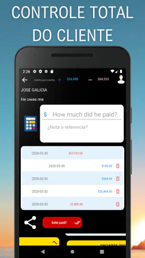 Controle de Cobrança e Vendas screenshot