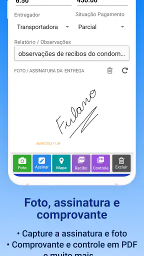 Controle de Entregas screenshot
