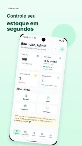 Controle de Estoque Fácil screenshot