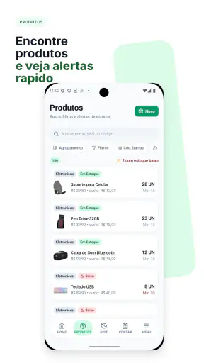 Controle de Estoque Fácil screenshot