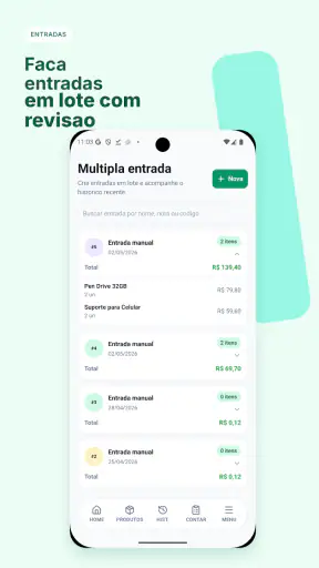 Controle de Estoque Fácil screenshot