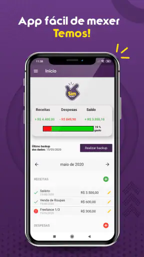 Controle de Gastos Simples screenshot