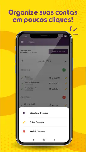 Controle de Gastos Simples screenshot
