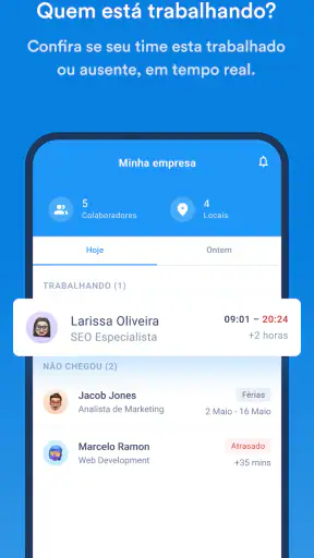 Controle de Ponto e Escalas screenshot