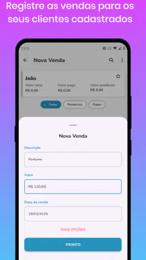 Controle de Vendas screenshot
