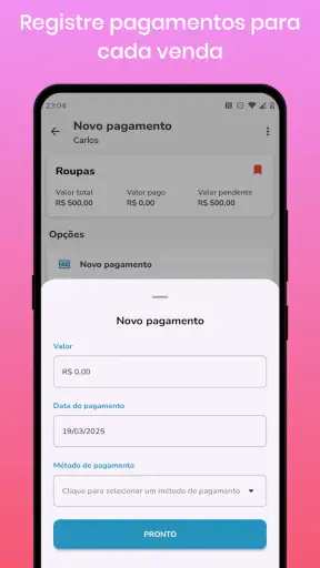 Controle de Vendas screenshot