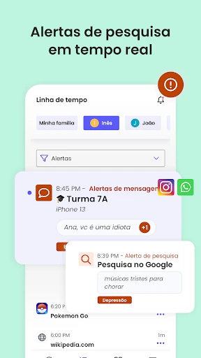 Controle parental Qustodio screenshot