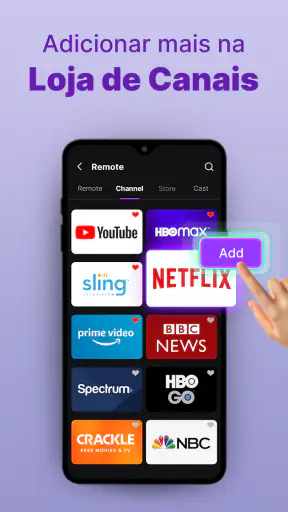 Controle remoto de TV screenshot