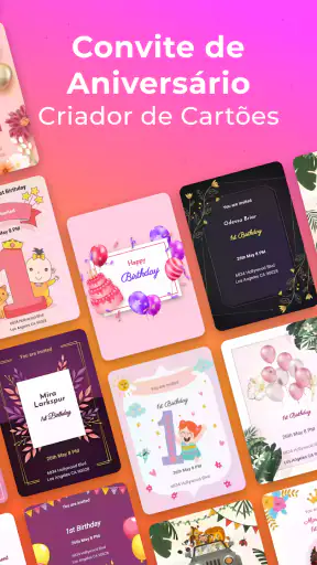 Convite de Aniversário screenshot