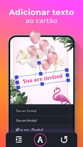 Convite de Aniversário screenshot
