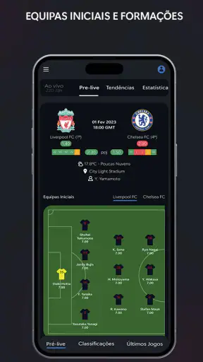 CornerPro - Resultados ao vivo screenshot