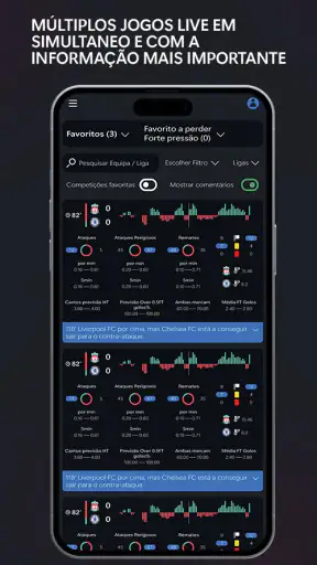 CornerPro - Resultados ao vivo screenshot