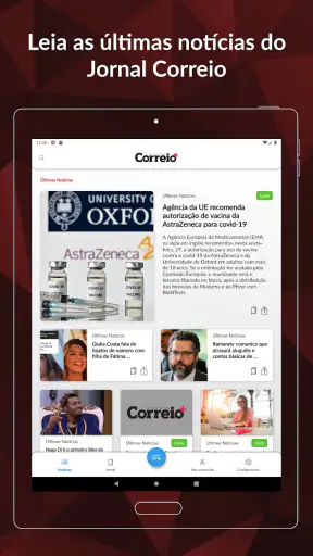 Correio* screenshot