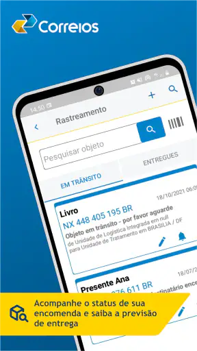 Correios screenshot