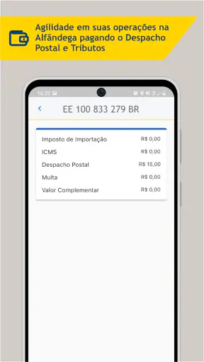 Correios screenshot