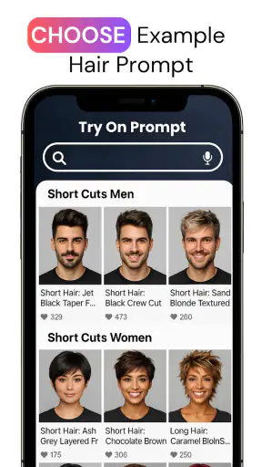 Cortes de Cabelo com IA screenshot