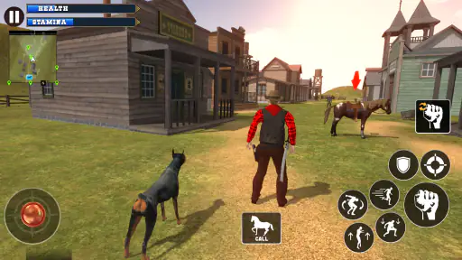 Cowboy Gunslinger Horse Riding screenshot