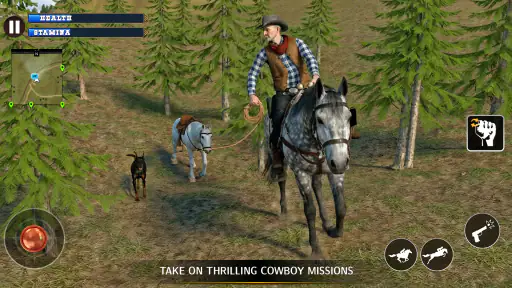 Cowboy Gunslinger Horse Riding screenshot