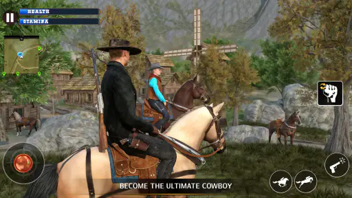 Cowboy Gunslinger Horse Riding screenshot
