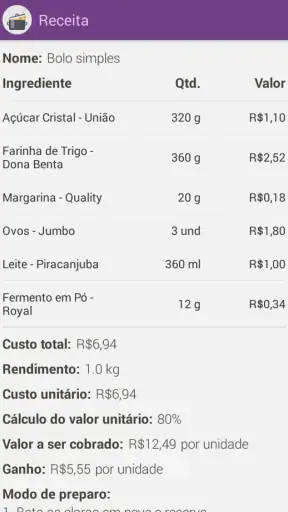 Cozinha Fácil screenshot