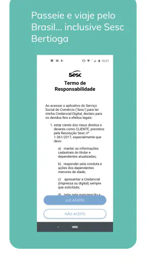 Credencial Sesc SP screenshot