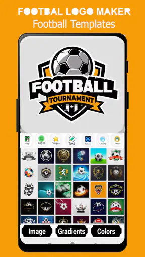 Criador de logotipo de futebol screenshot